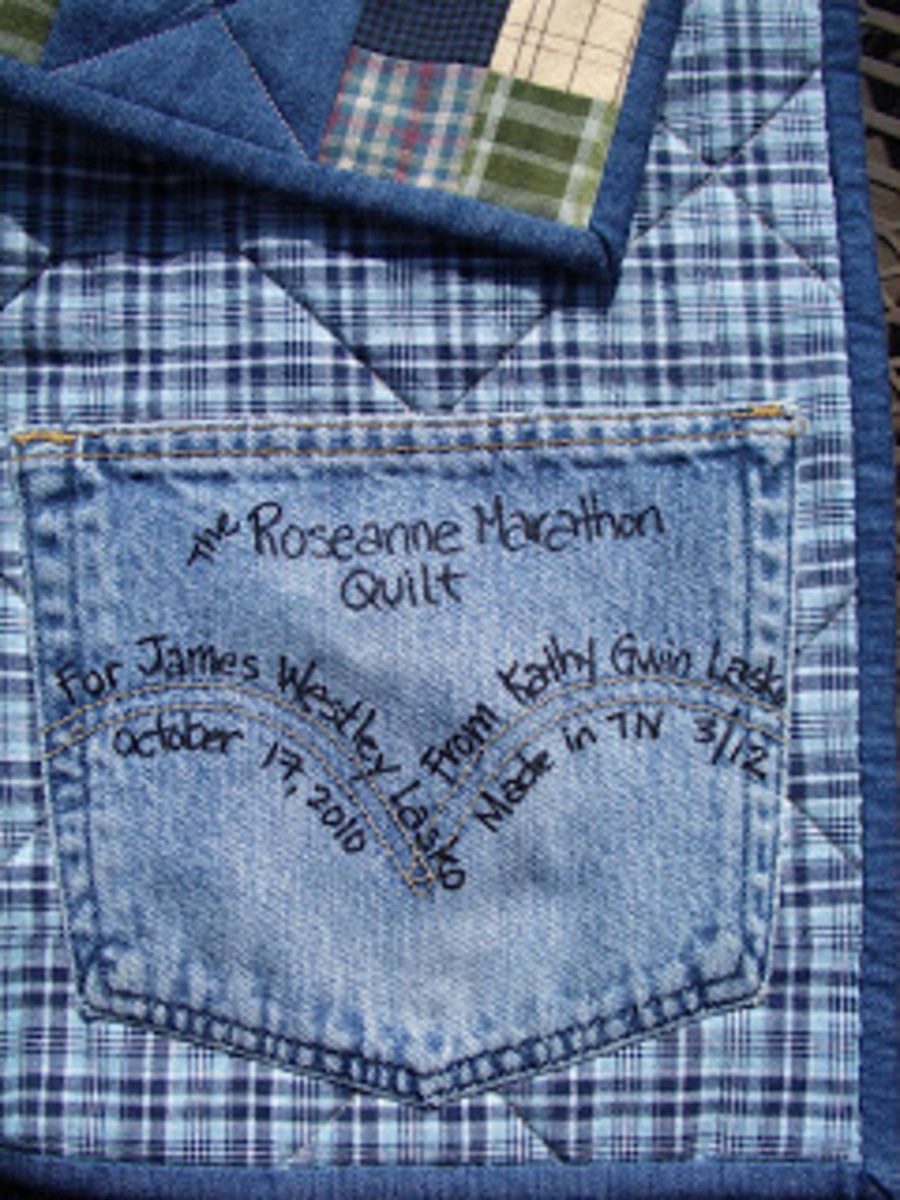 Putting labels on quilts is not only important, but it's another fun and creative component of quilt making.