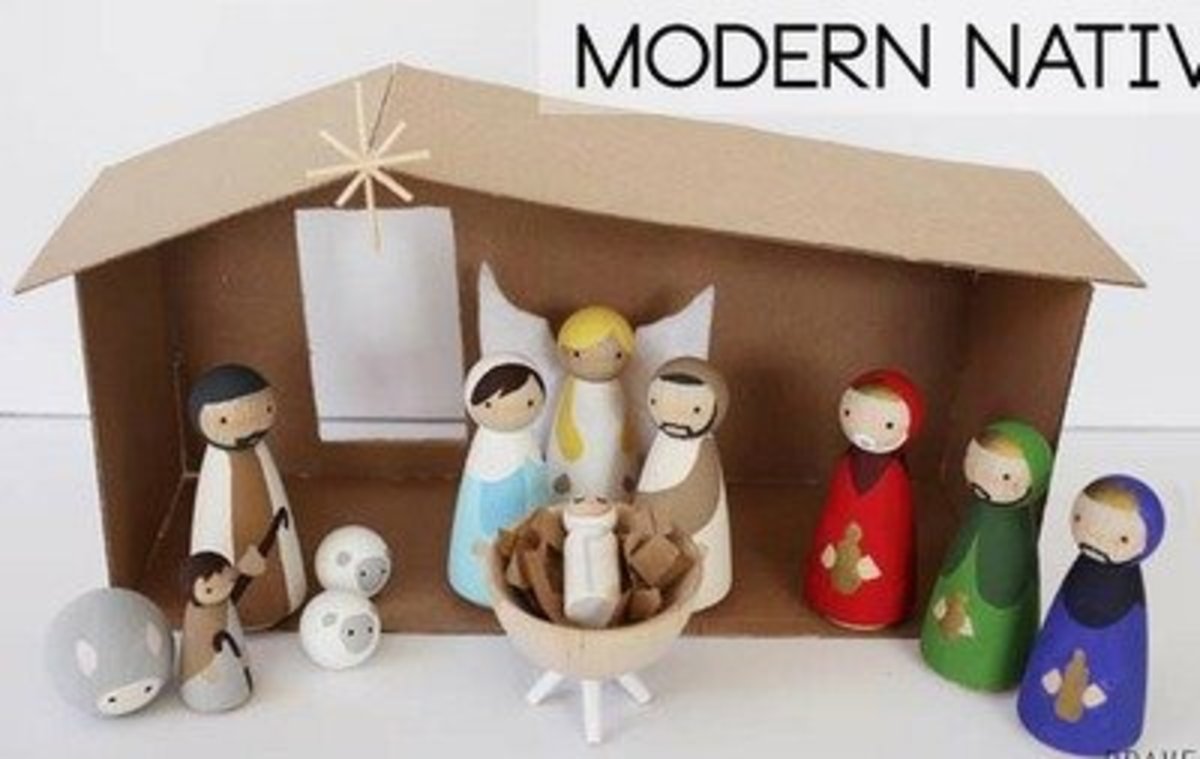 My Very Own Nativity Craft Pattern & Instructions 