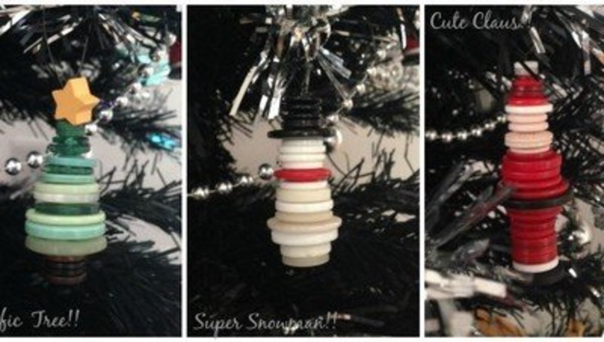 Stacked-Button Ornaments