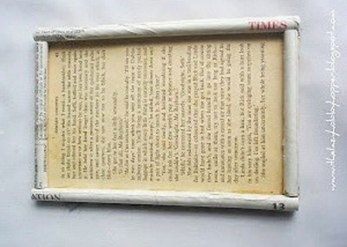 Rolled Paper Frame