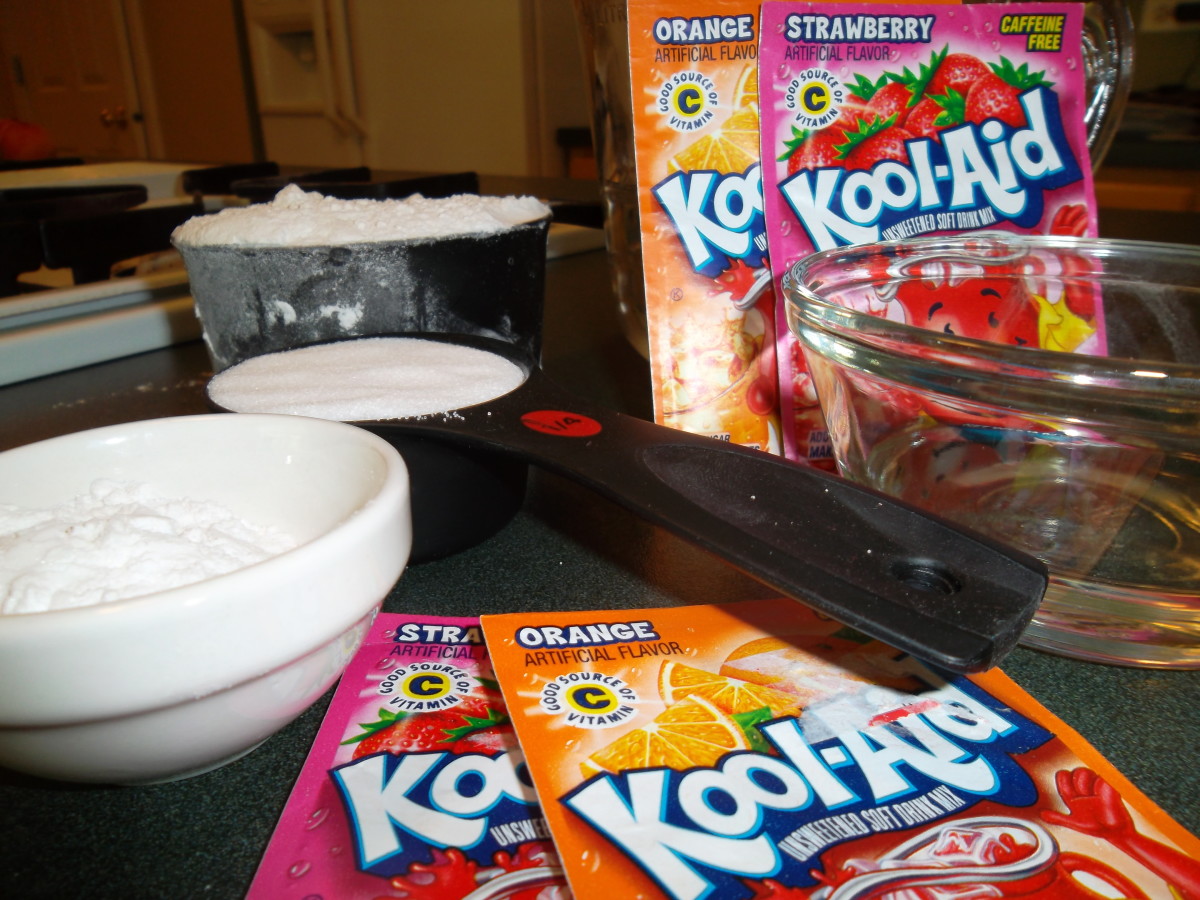 Make play-doh out of Kool-Aid!