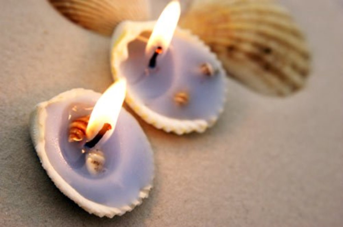 How to Make a Seashell Candle Votive