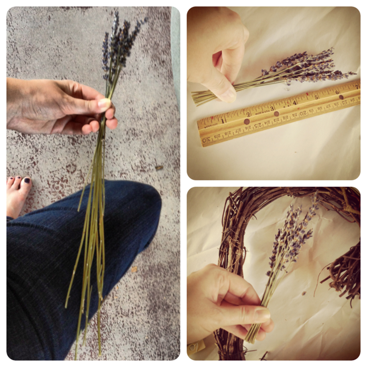 Learn How to Make a Dried Lavender Wreath