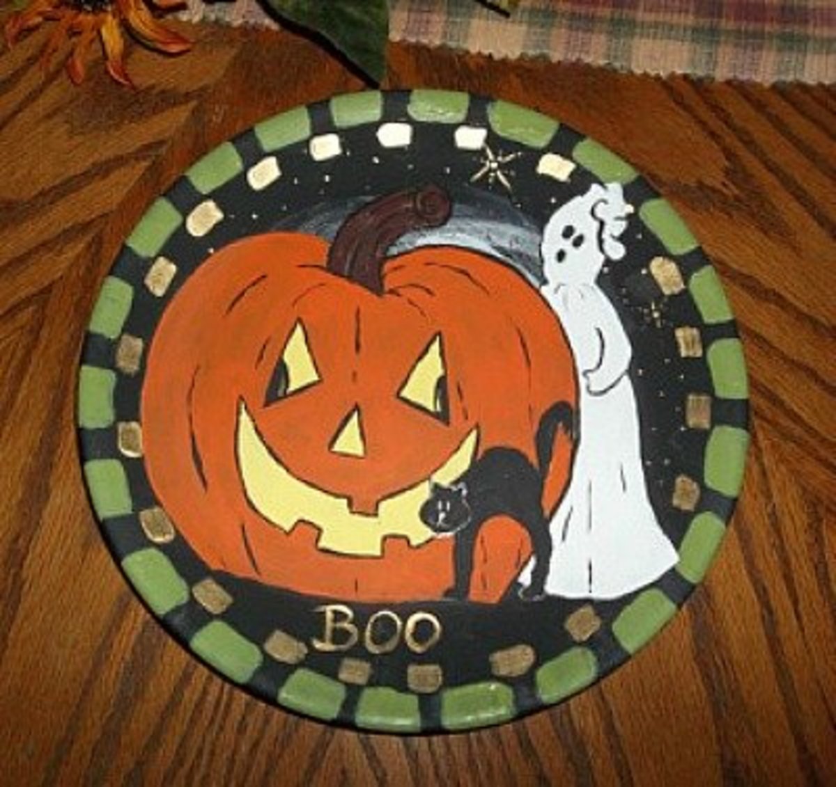 painting-a-halloween-plate