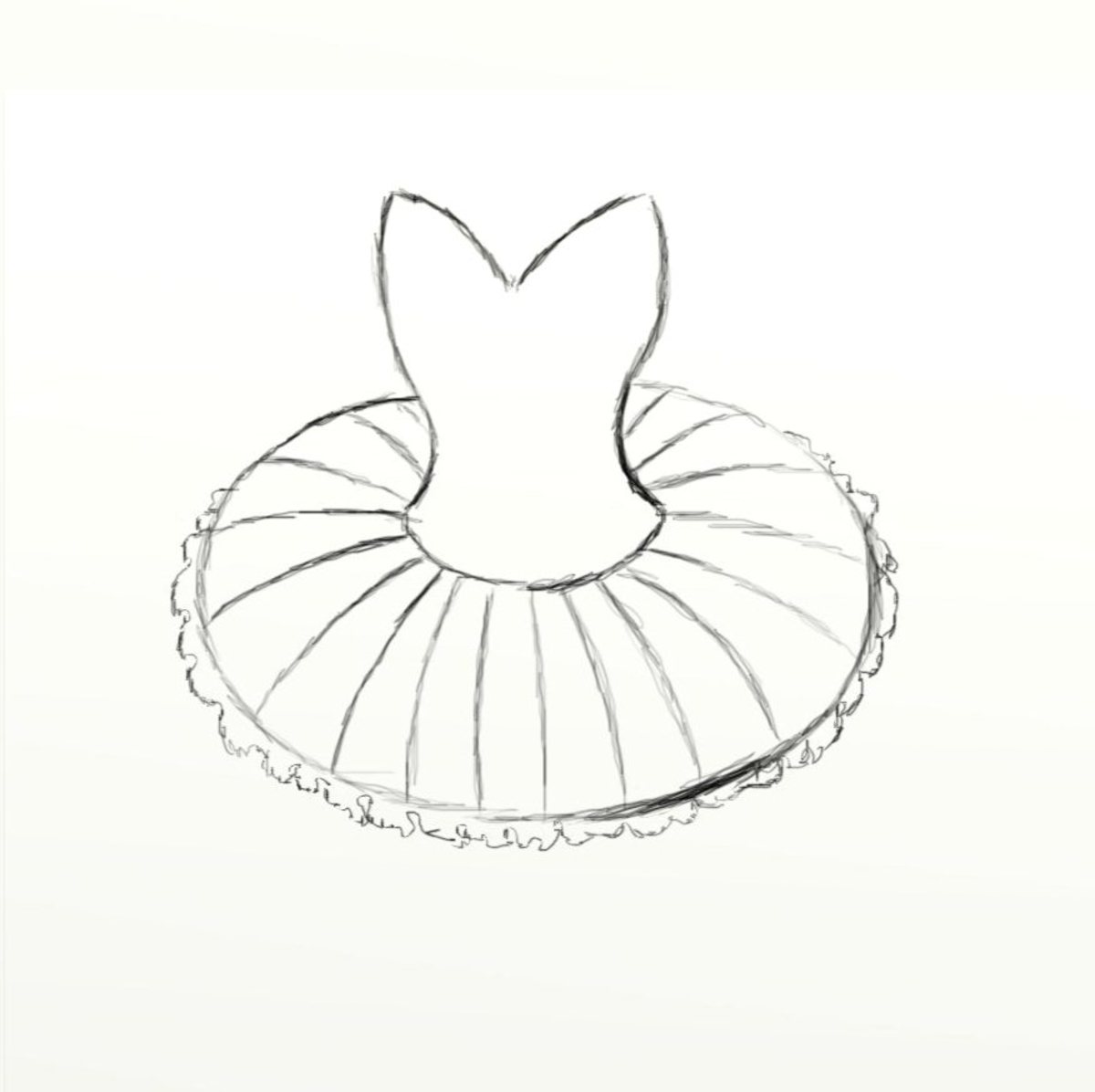 You can add some extra stuff, like lace, at the bottom of the tutu. 