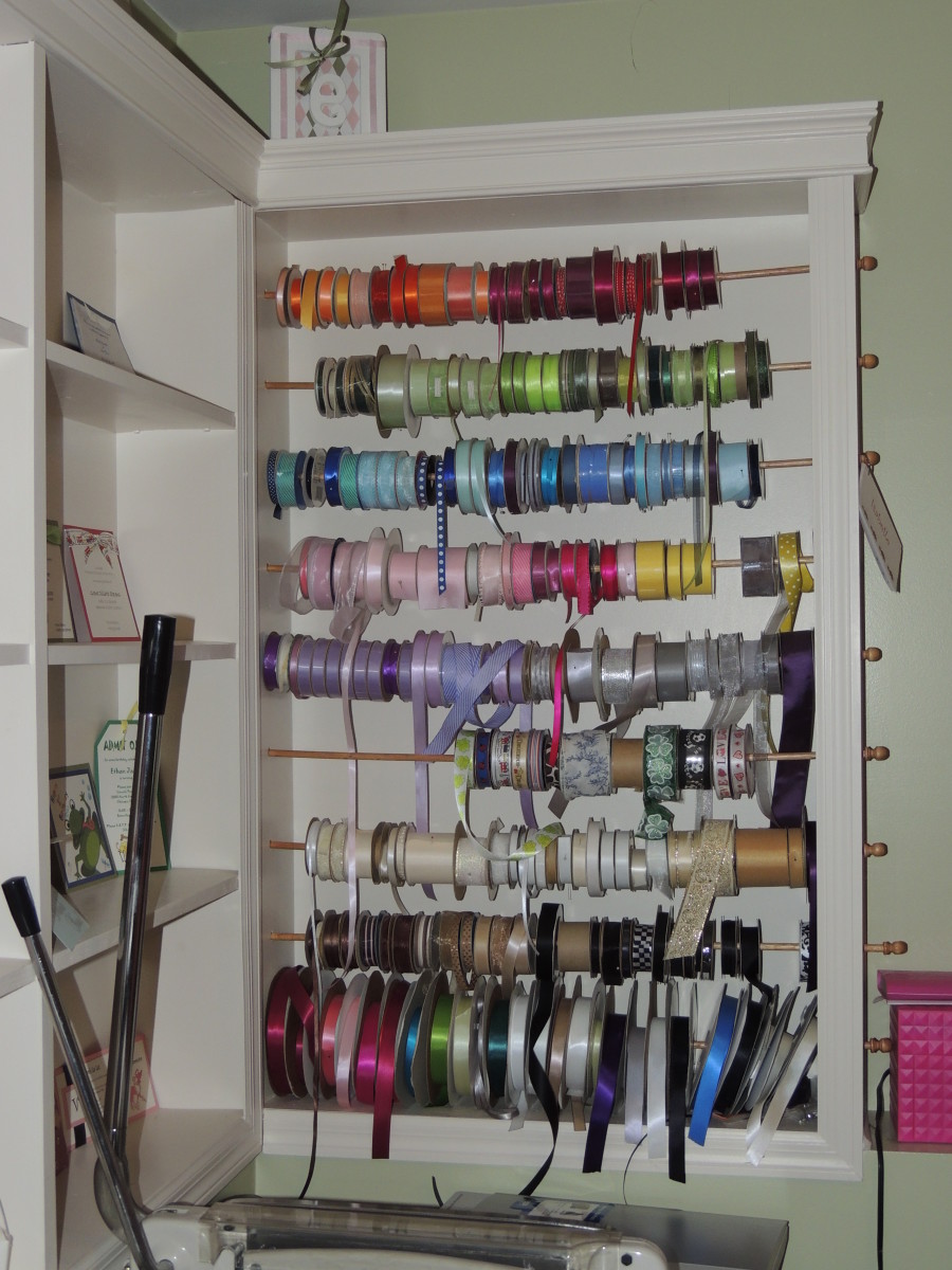 Ribbon Organizer by Clip It Up! - Review and Project Ideas