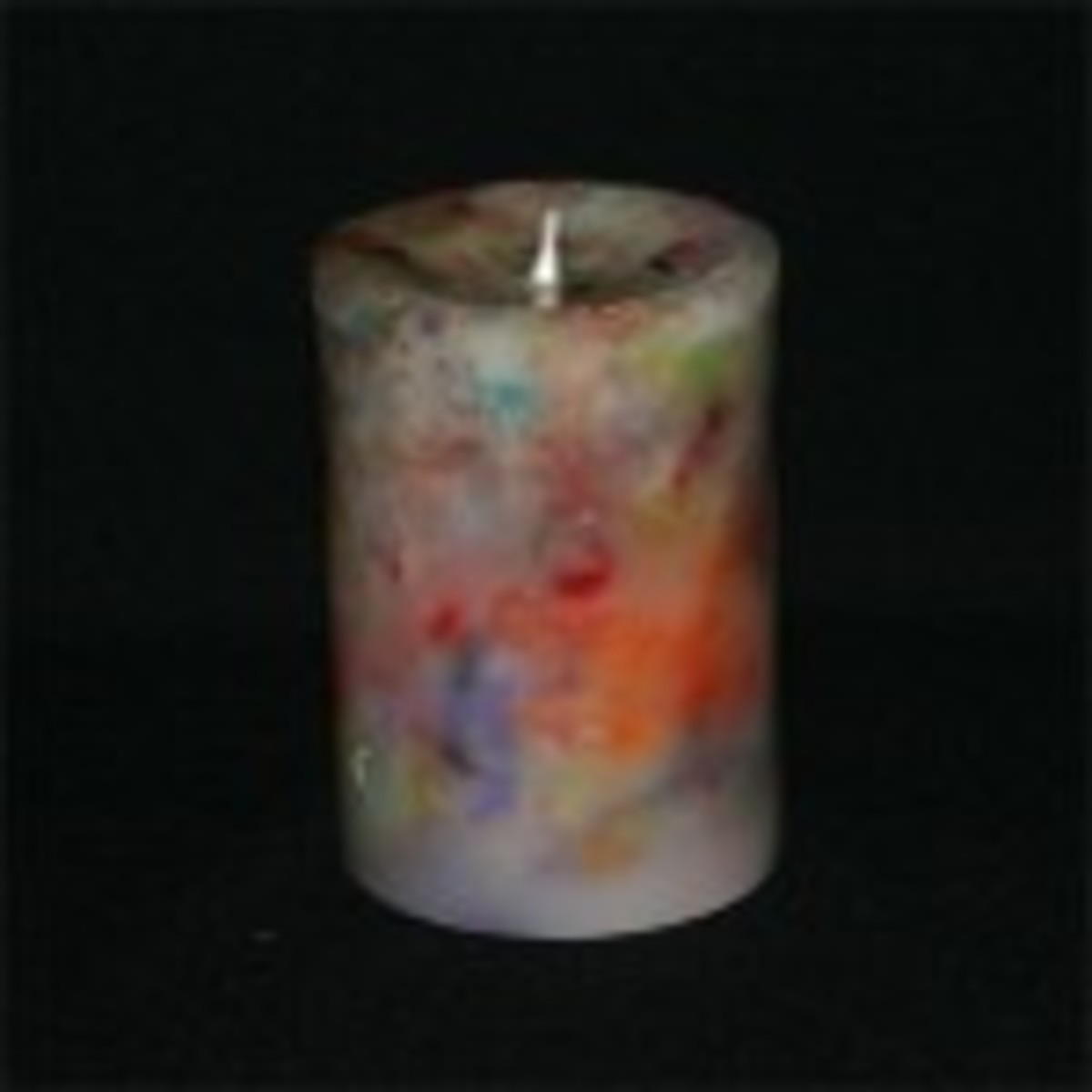 You can easily add splashes of color to your homemade candles by using old crayons.