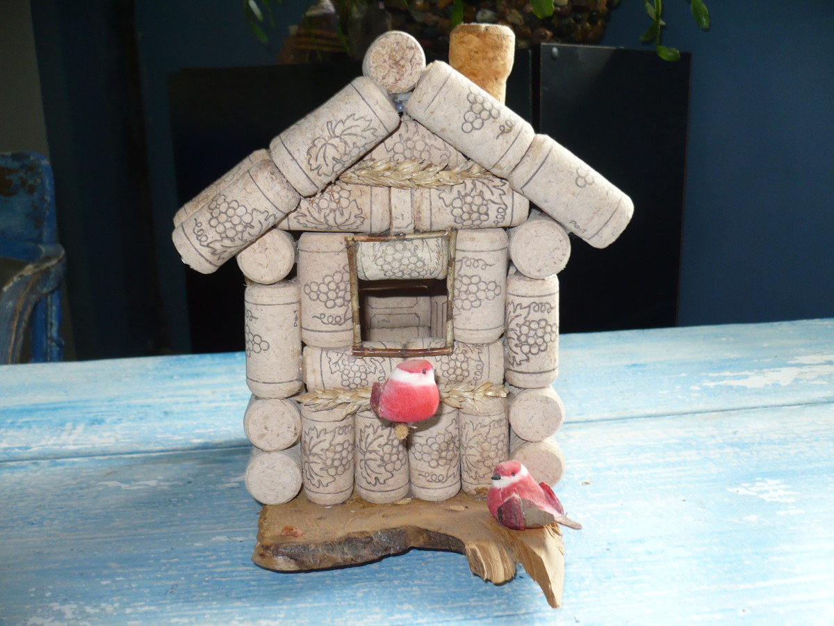 Tutorial Make a Wine Cork Birdhouse