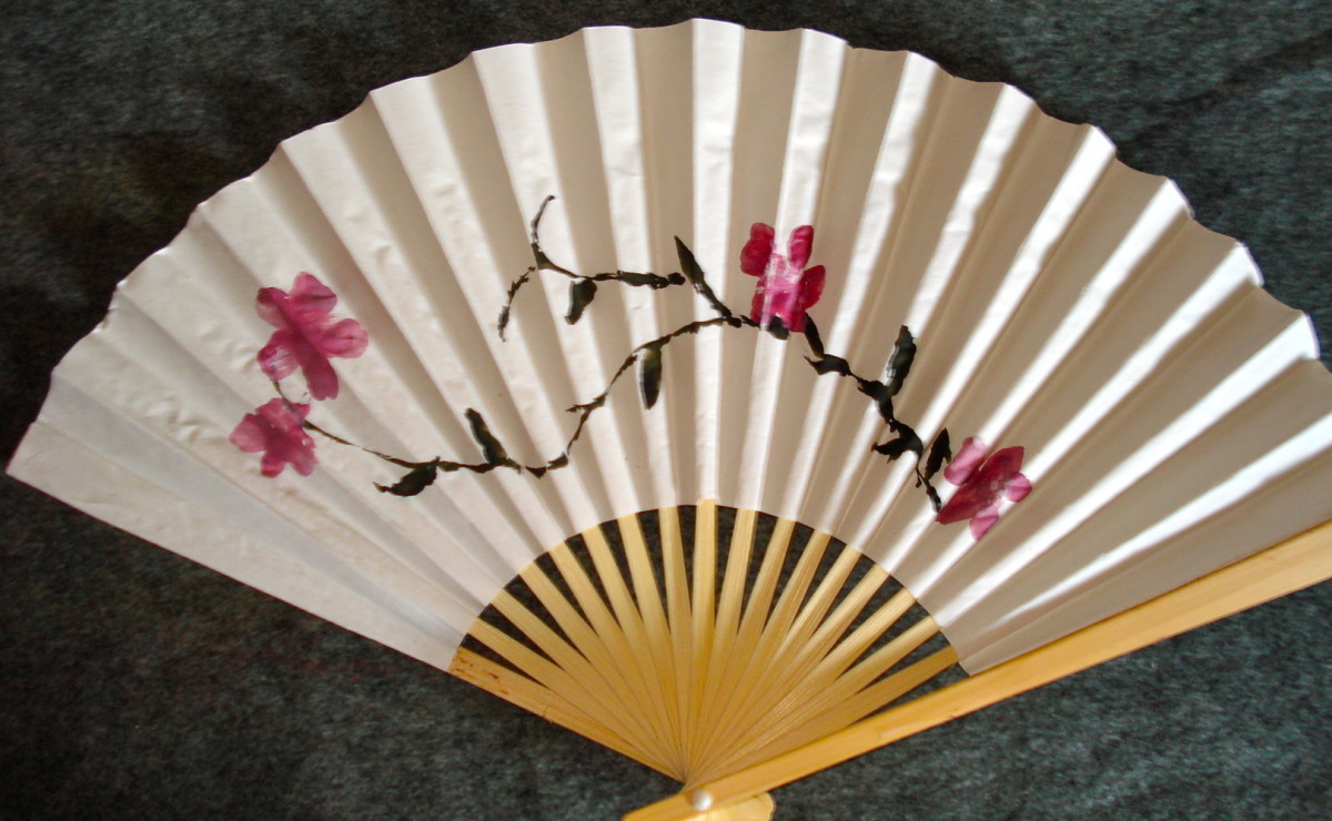 Watercolor Painted Paper Fans  Art and craft videos, Diy and