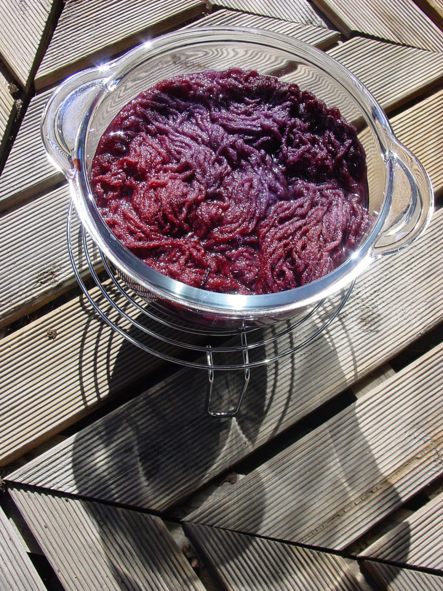Dyeing Wool with Kool-Aid