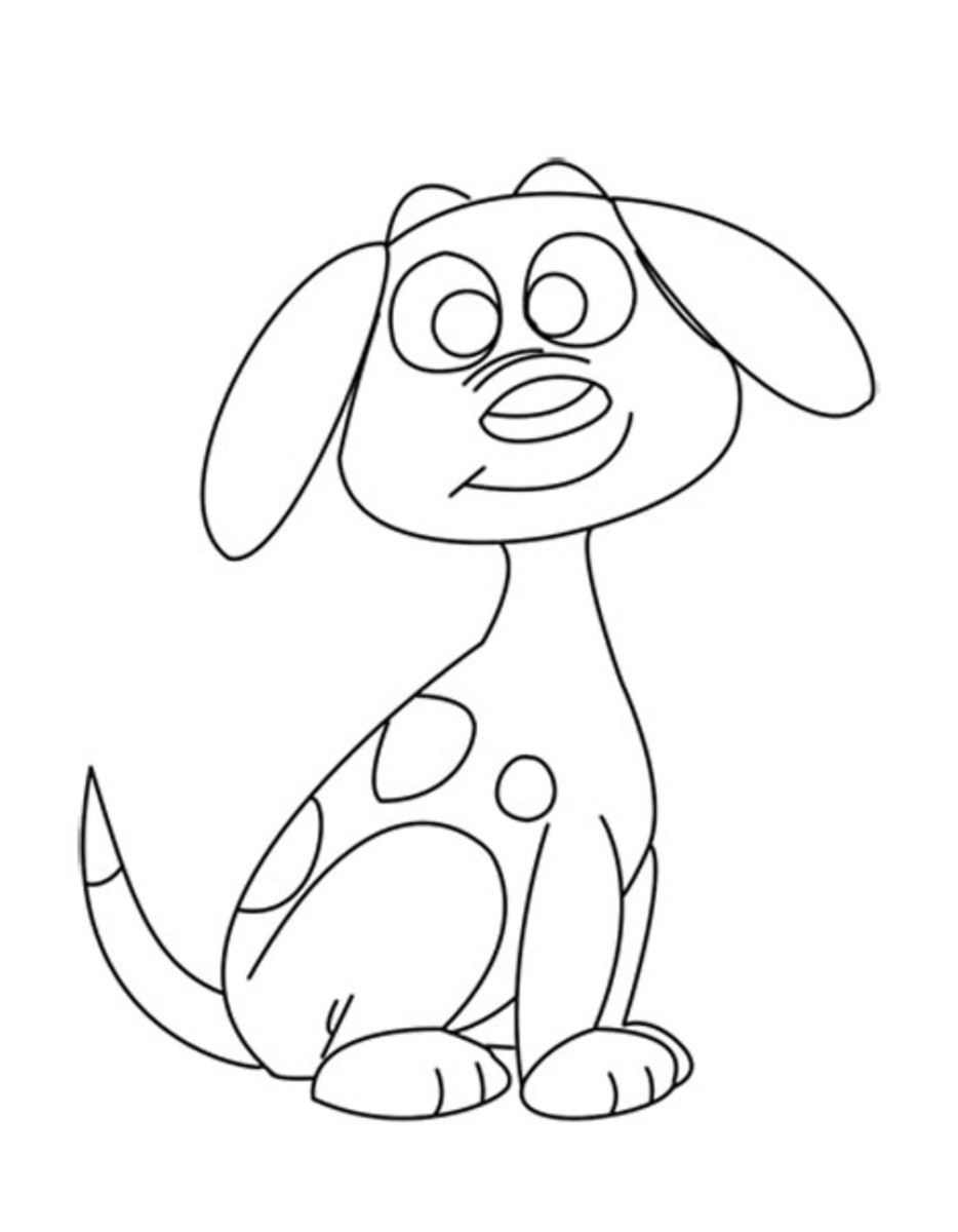 drawing-a-cartoon-dog