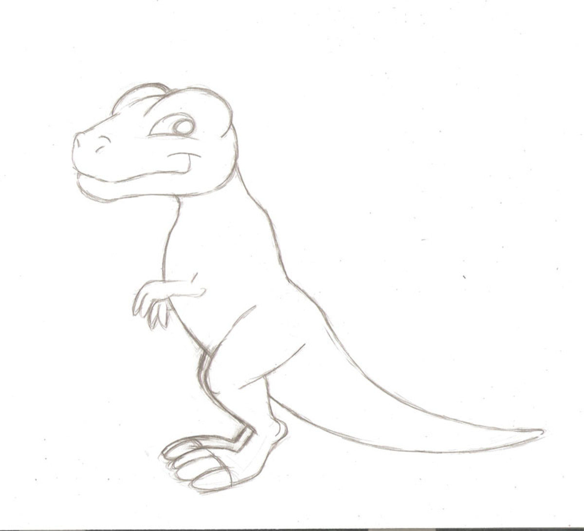 How to Draw Dinosaur: Tyrannosaurus Rex