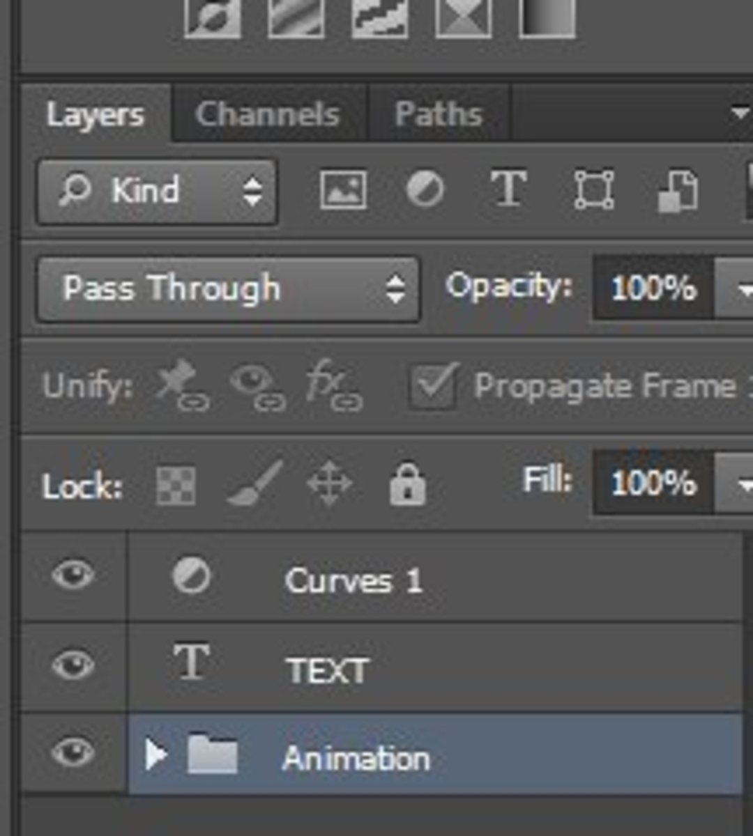 Organizing frames into groups.