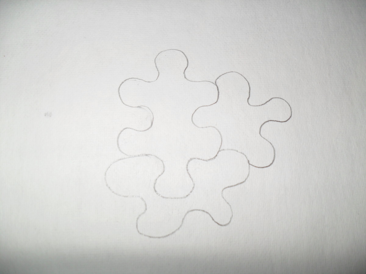 Draw your puzzle pieces.