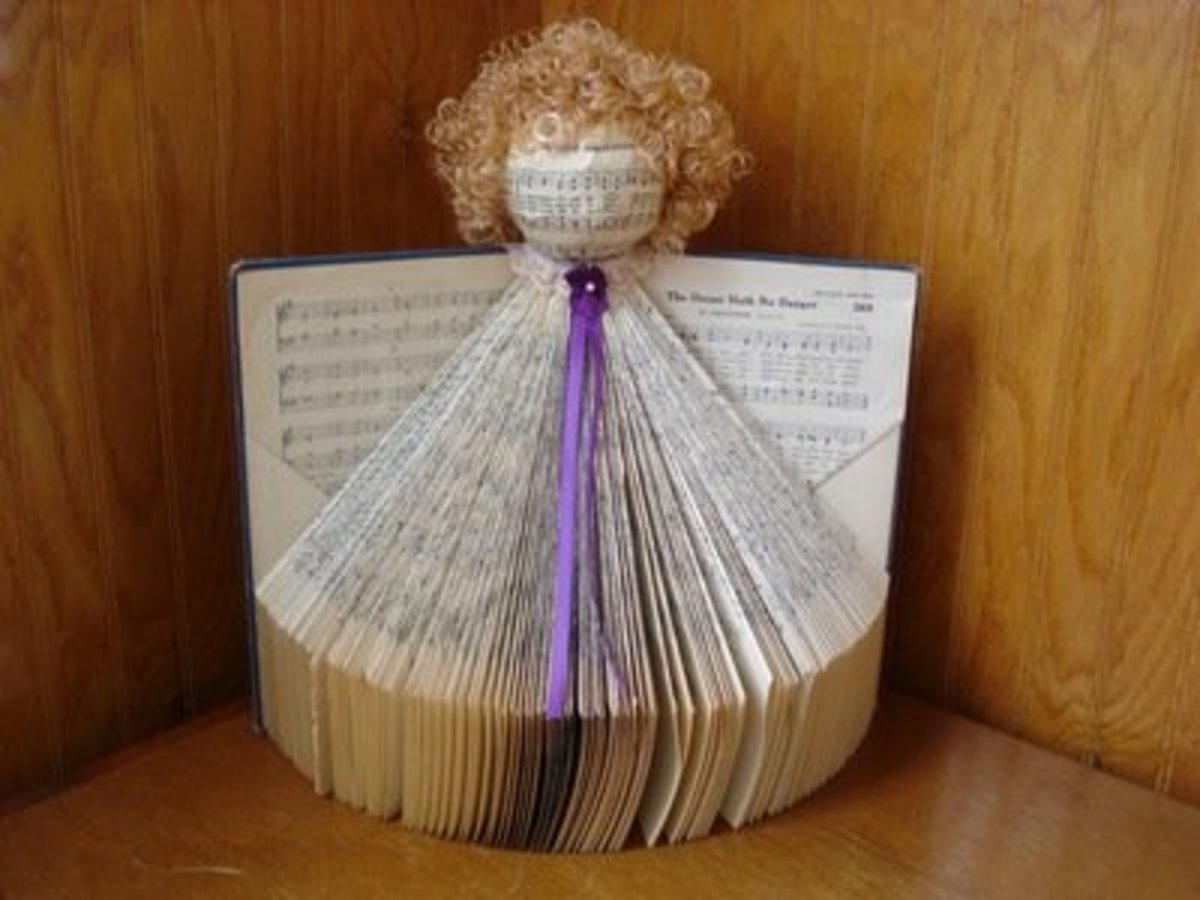 52 Creative Craft Ideas Using Book Pages - FeltMagnet