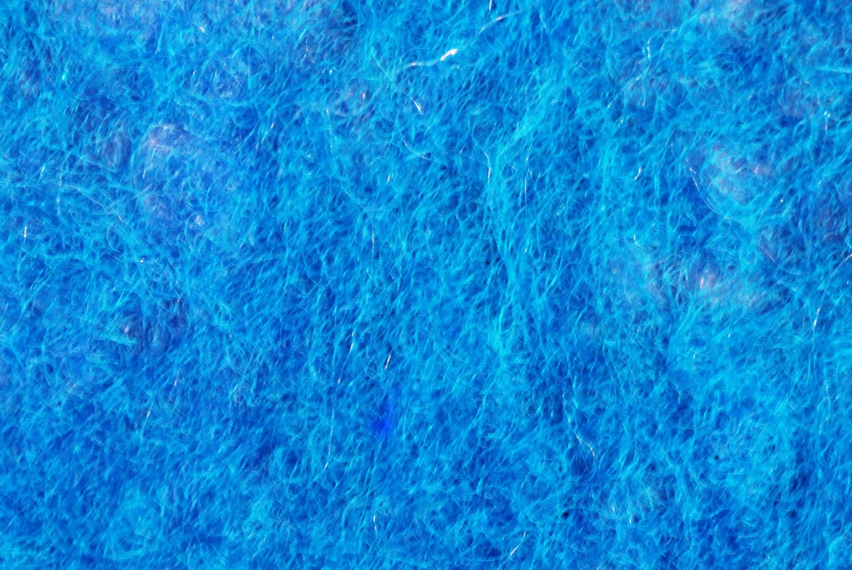 This is the how the same fibers above should look once they are fully felted