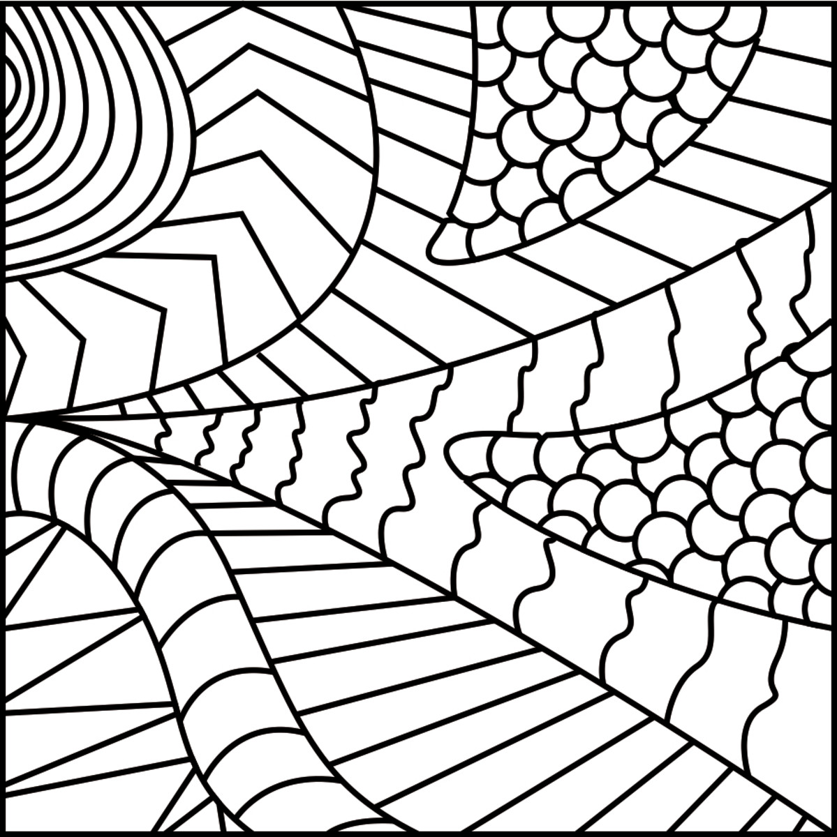 Zen Doodle Art Easy Beginner Step By Step Zentangle Patterns