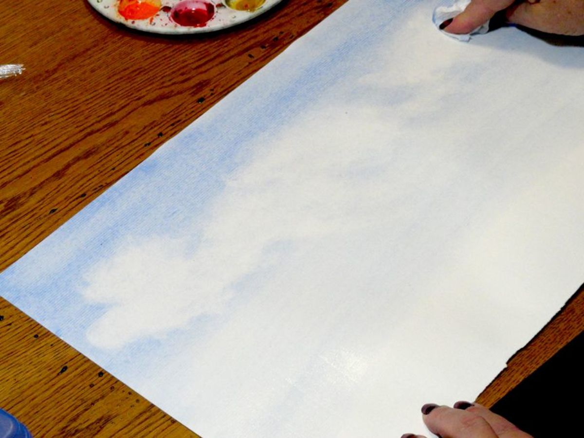 Watercolor Sky Painting Tutorial