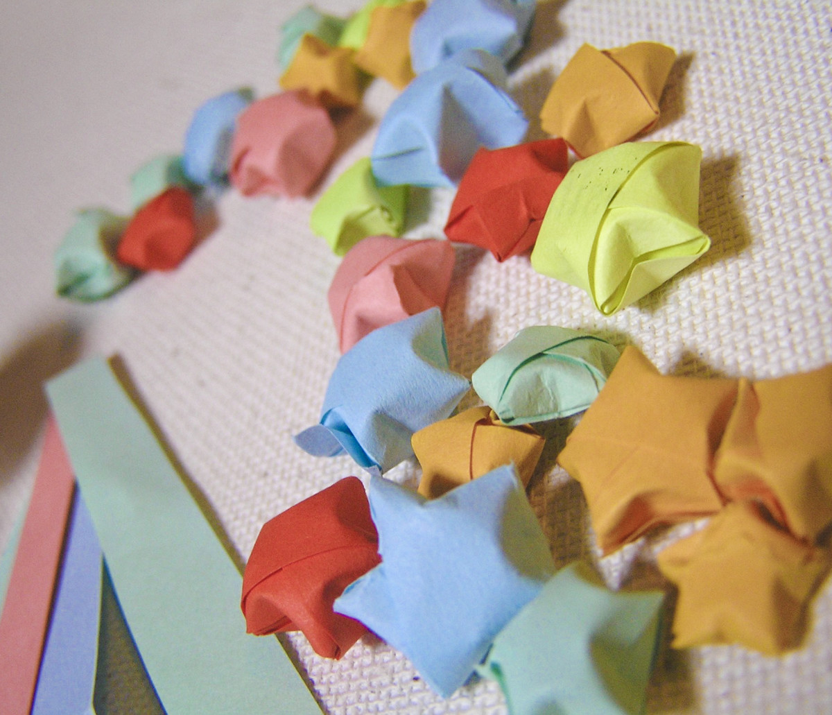 How cute are these paper stars?