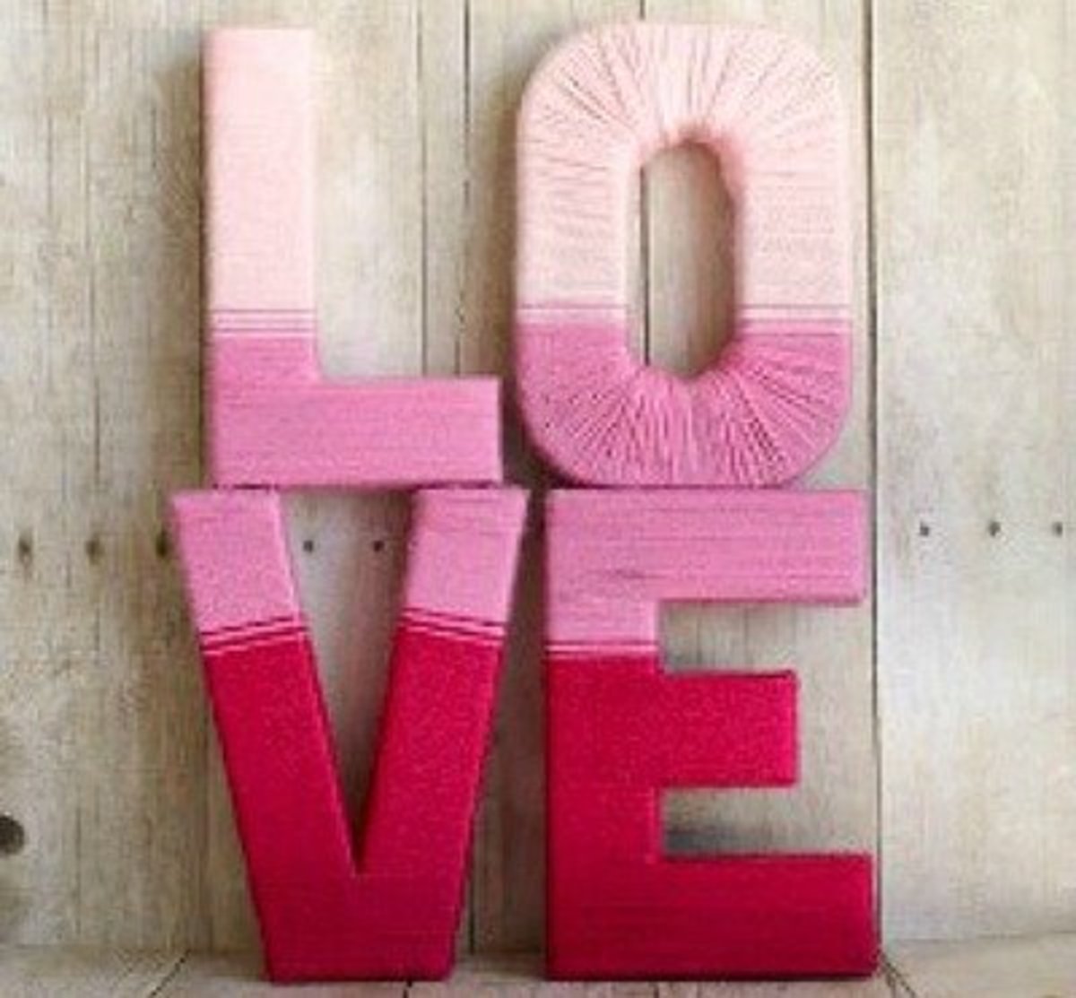 Yarn Wrapped Love Letters