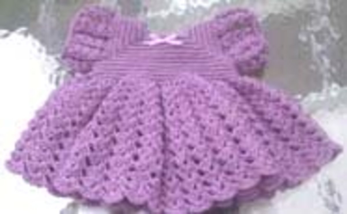 Ruffled baby dress