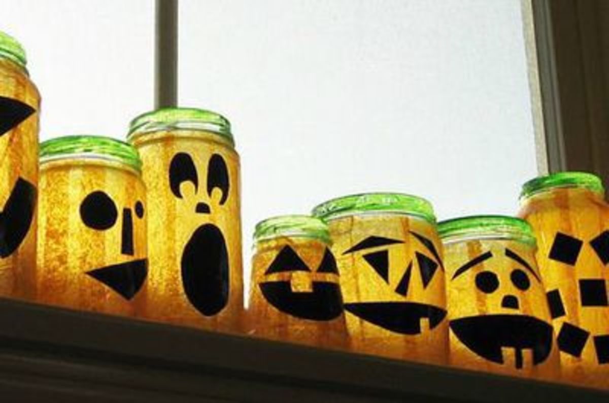 Jar Jack-o-Lanterns