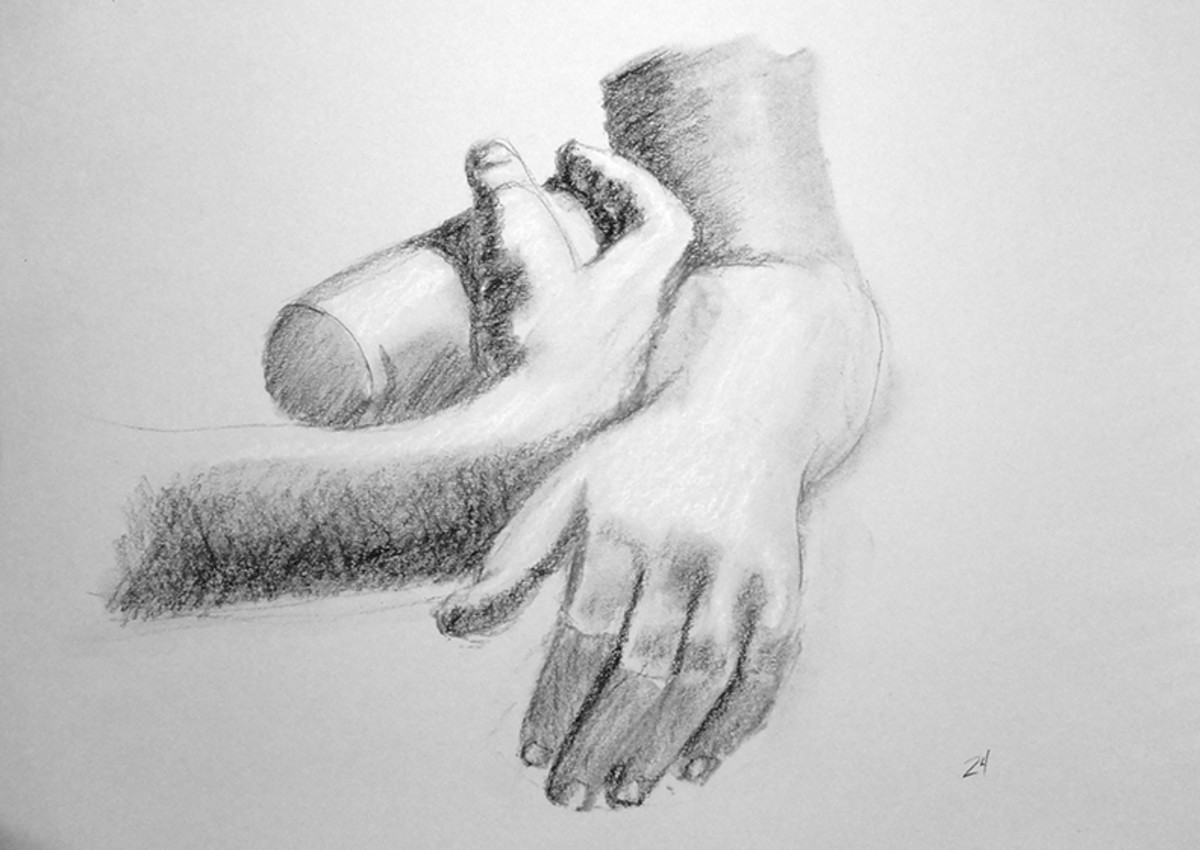 pencil drawings of hands