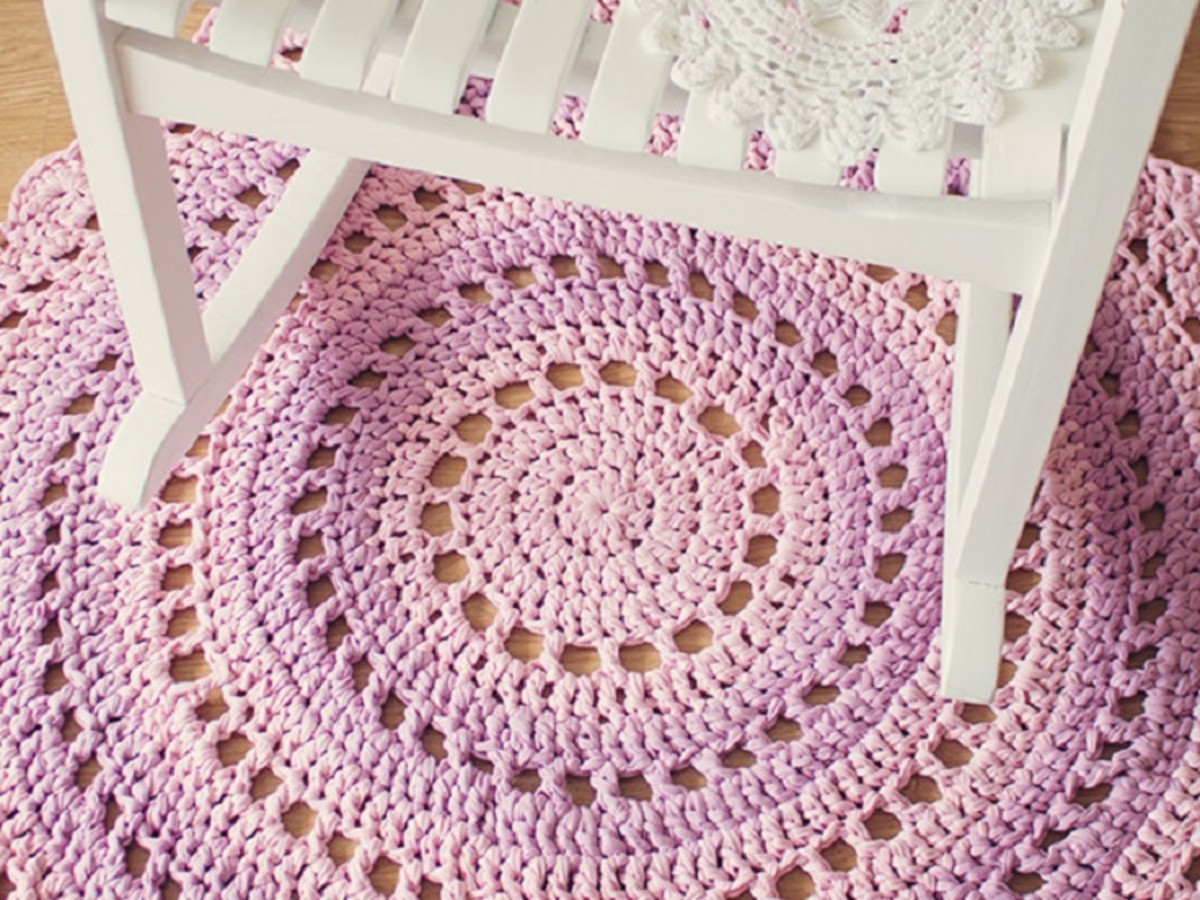Circular Crochet Rug Pattern