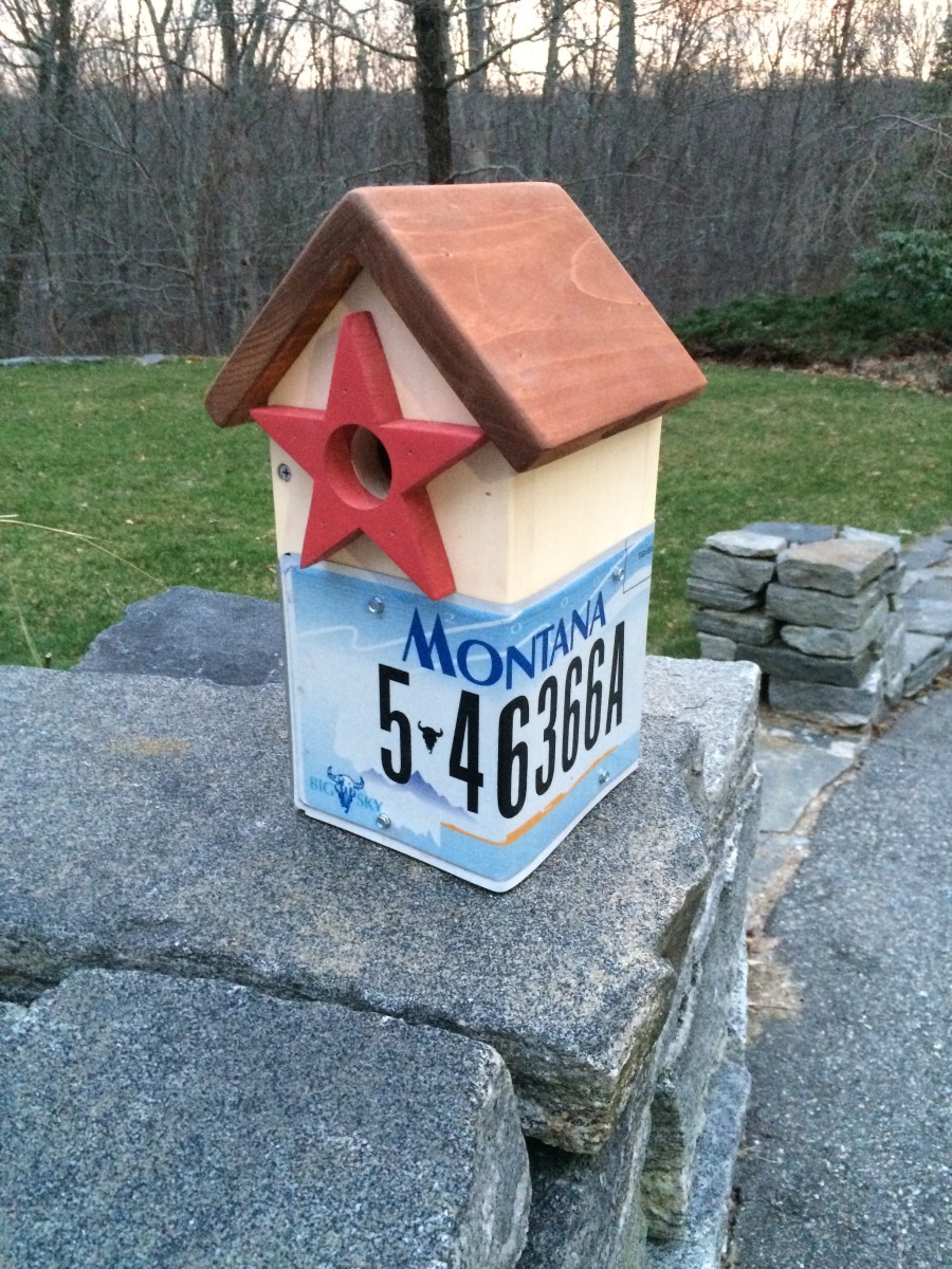 How to Build a License Plate Birdhouse 4 DIY Birdhouse Plans
