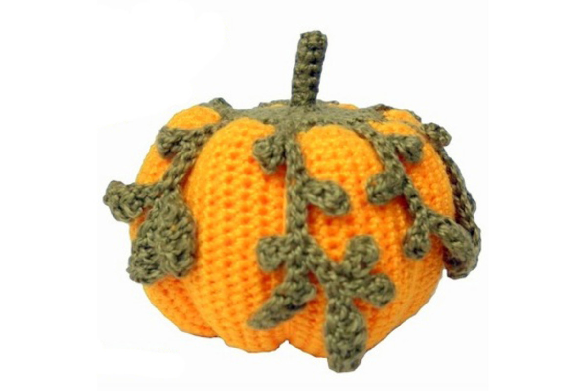 Jumbo dwarf pumpkin crochet