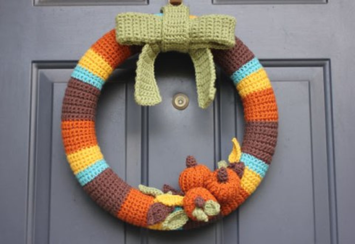 Crochet pumpkins
