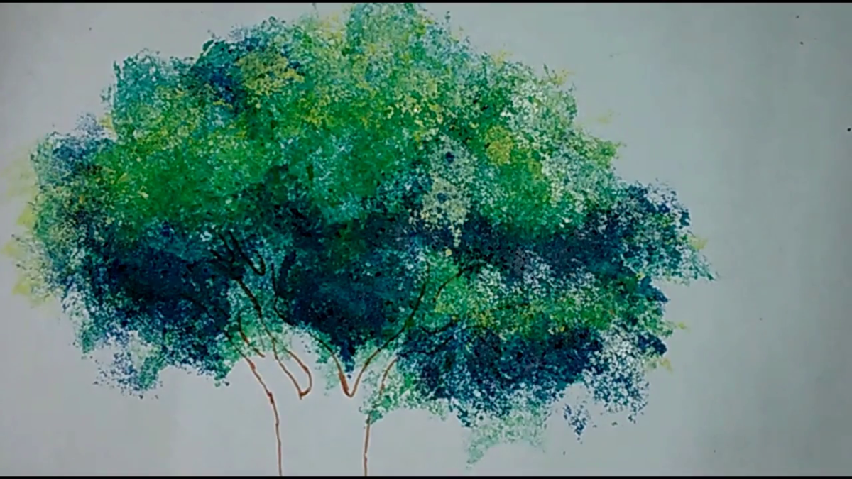 simple tree paintings