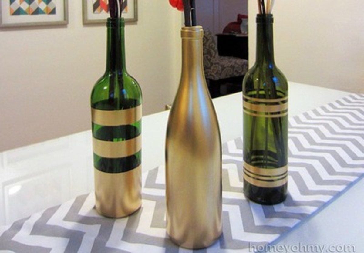 wine bottle painting designs