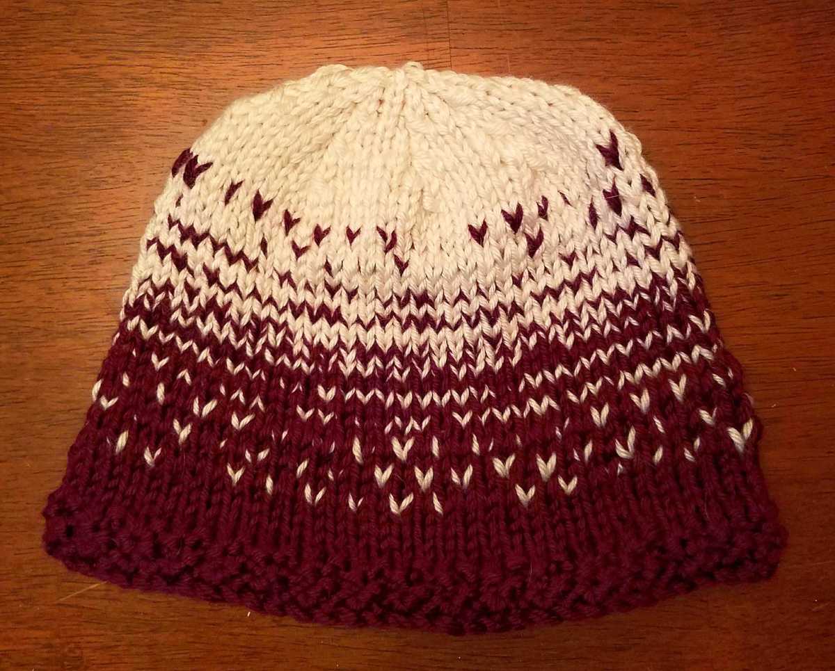 Speckled Ombré Hat (Eclipse version) Knitting Kit