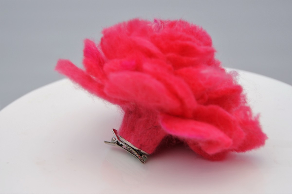 How To Use Templates To Create 3d Wet-felted Flowers (new Method 