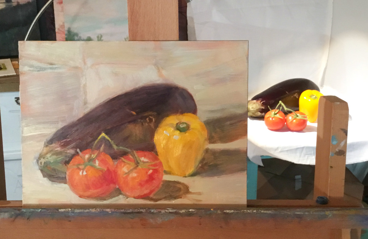 How to Paint a Still Life in One Session Step-by-Step