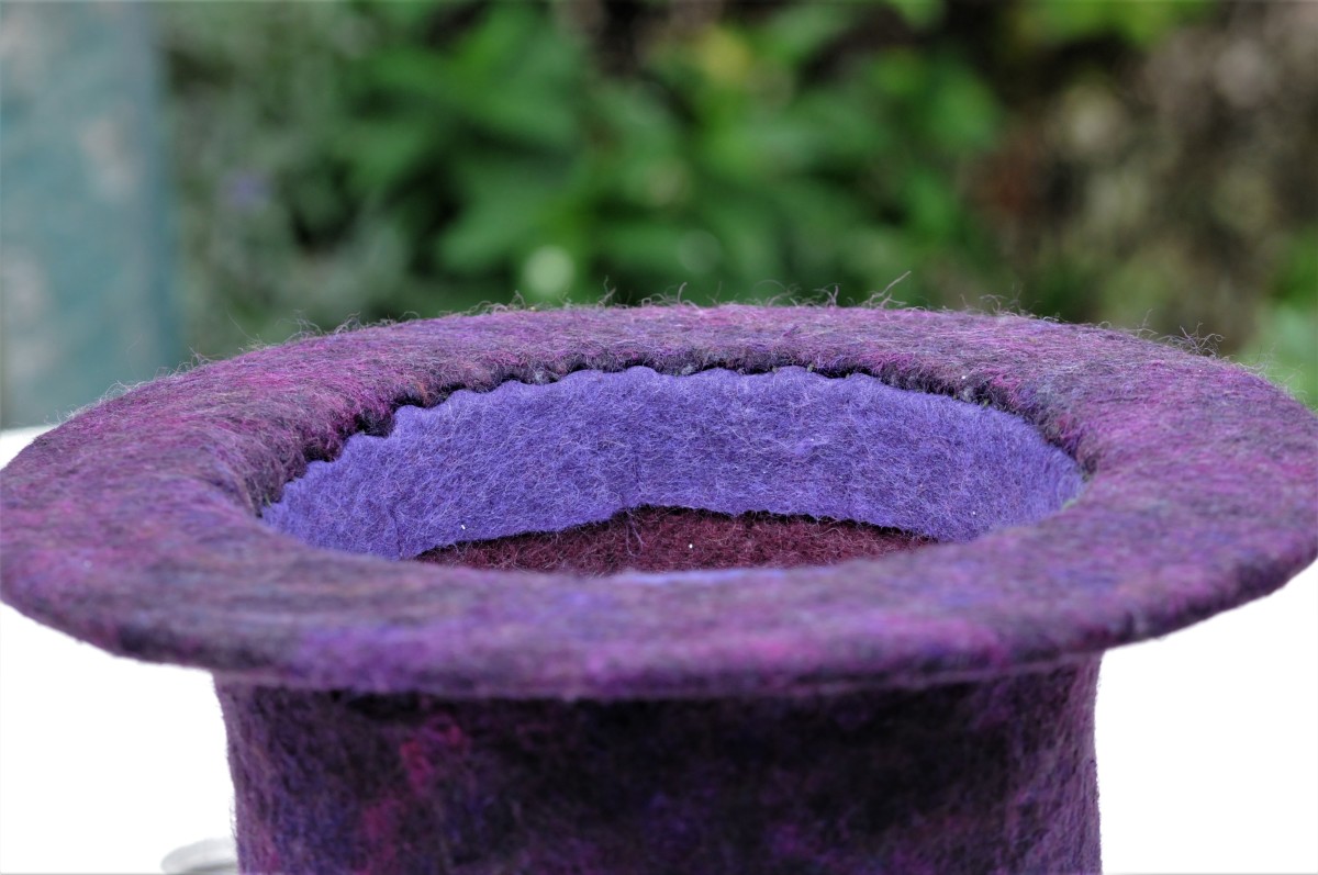 How to WetFelt a Double Brimmed Top Hat