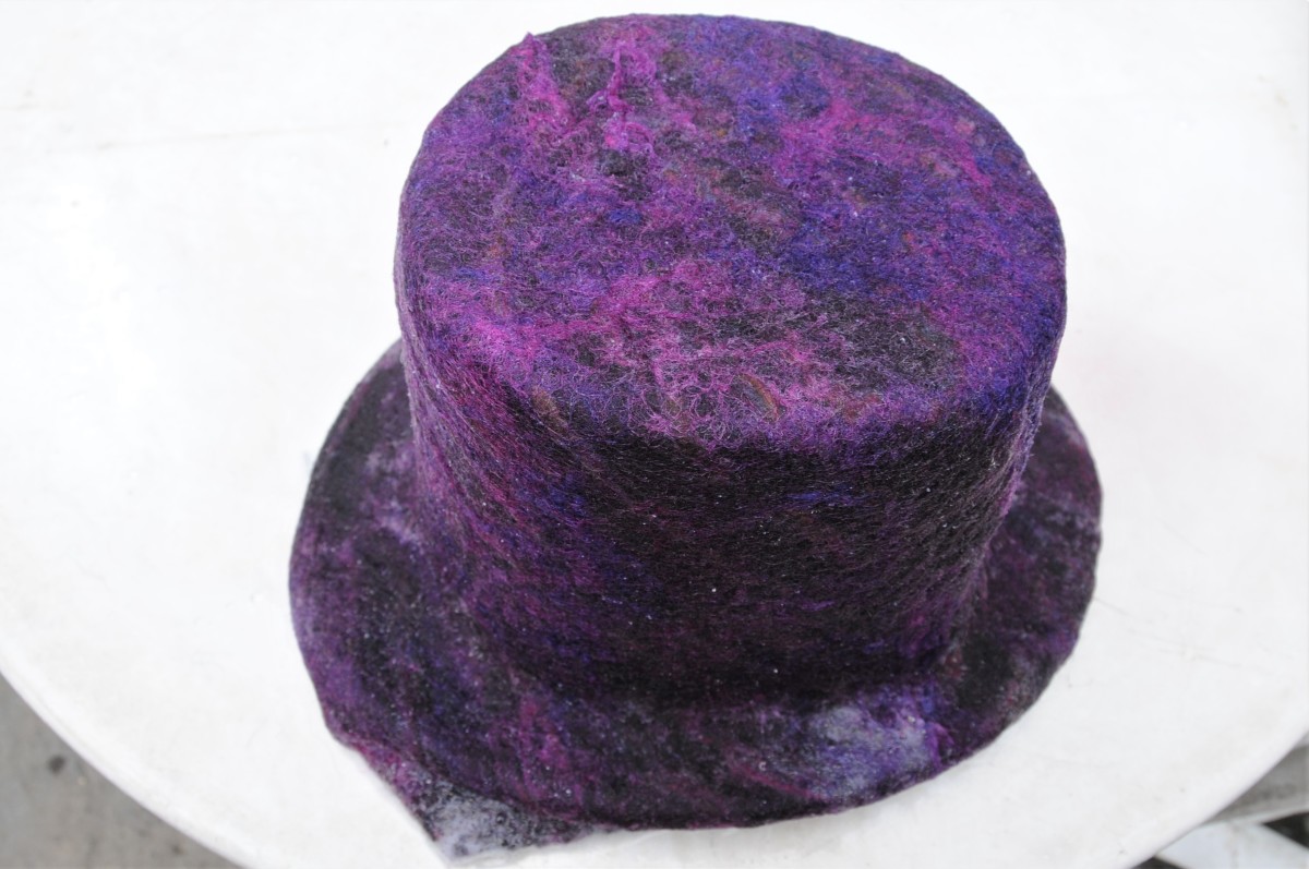 How to WetFelt a Double Brimmed Top Hat