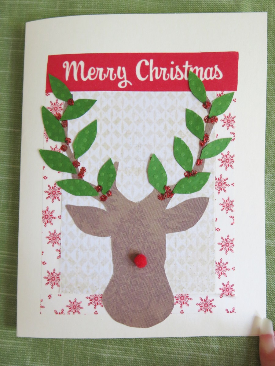 You can use other reindeer designs for your card.