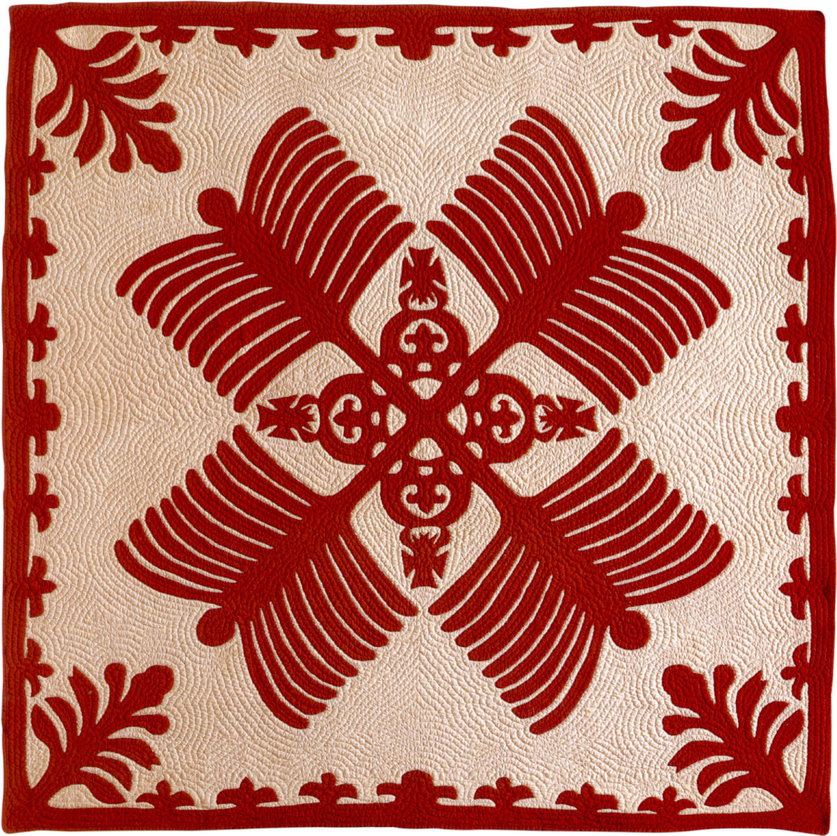 An example of a Hawaiian quilt