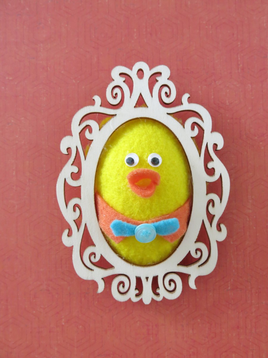 Easter Craft Project: Felt Chick Ornament