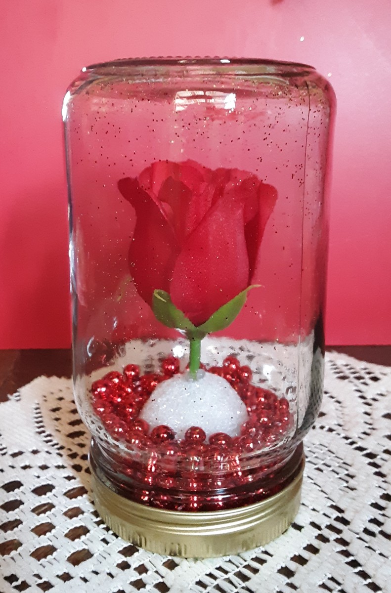 Rose in a jar!