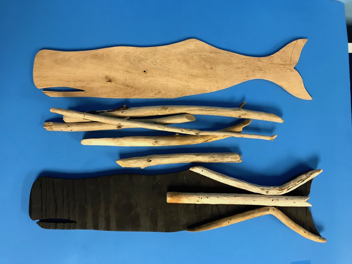 Turning Driftwood Into a Whale Wall Art Sculpture - FeltMagnet