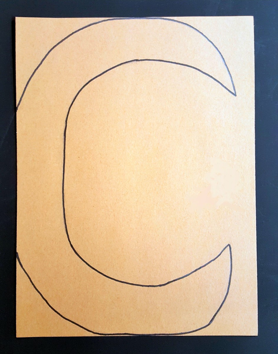Draw out the letter "C."