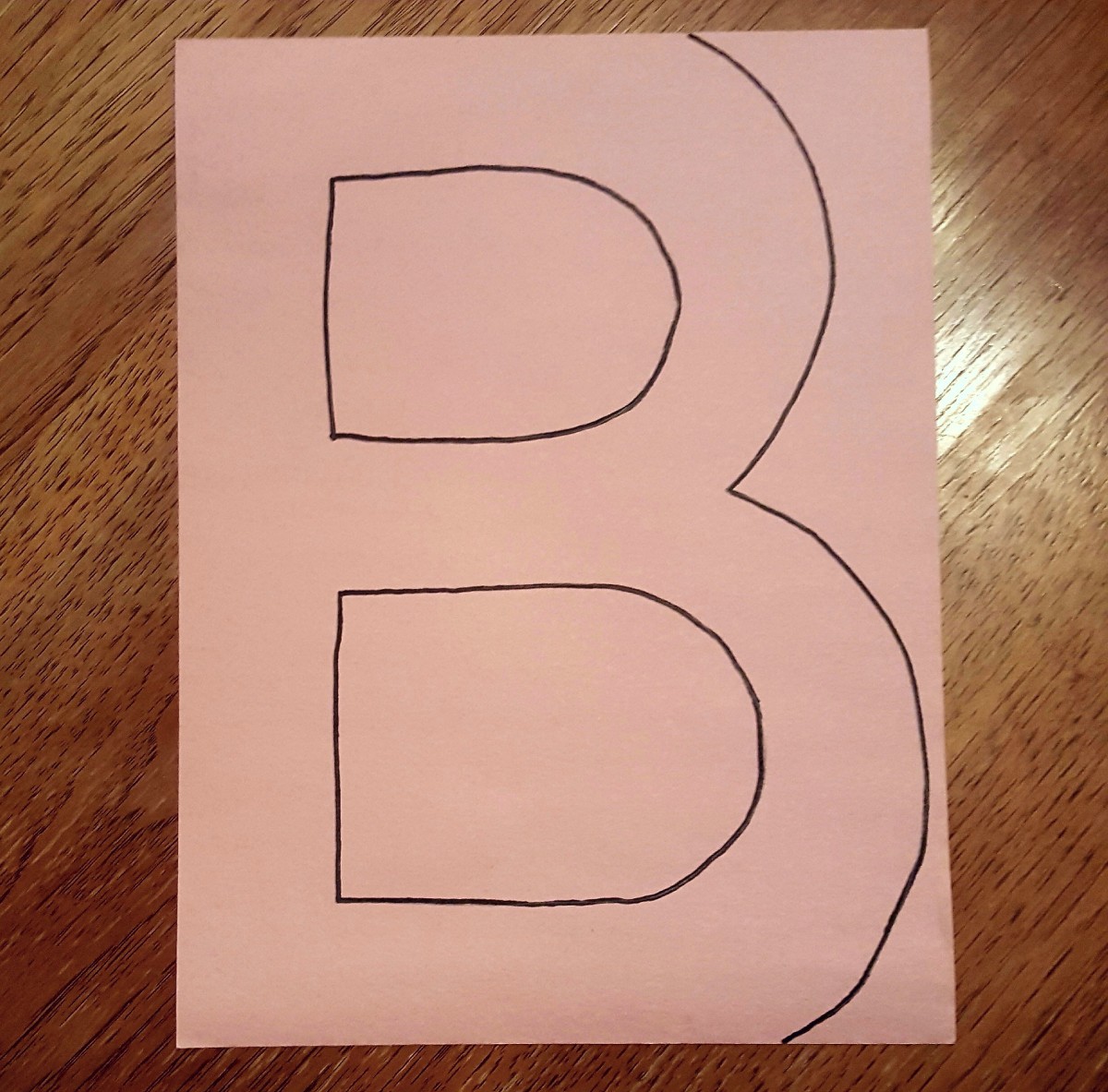 "B" Is For Bunny (Alphabet Paper Craft For Kids) - FeltMagnet