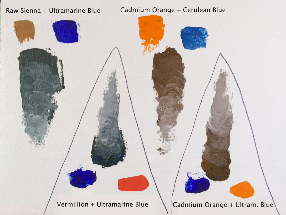 How to Mix Neutral Colors From Orange and Blue (With Video)