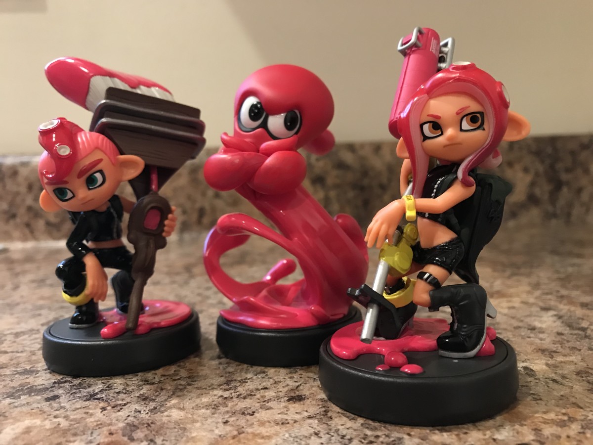 The "Splatoon 2 Octoling" Amiibo 2-Pack, featuring Octoling Boy, Octoling Octopus, and Octoling Girl