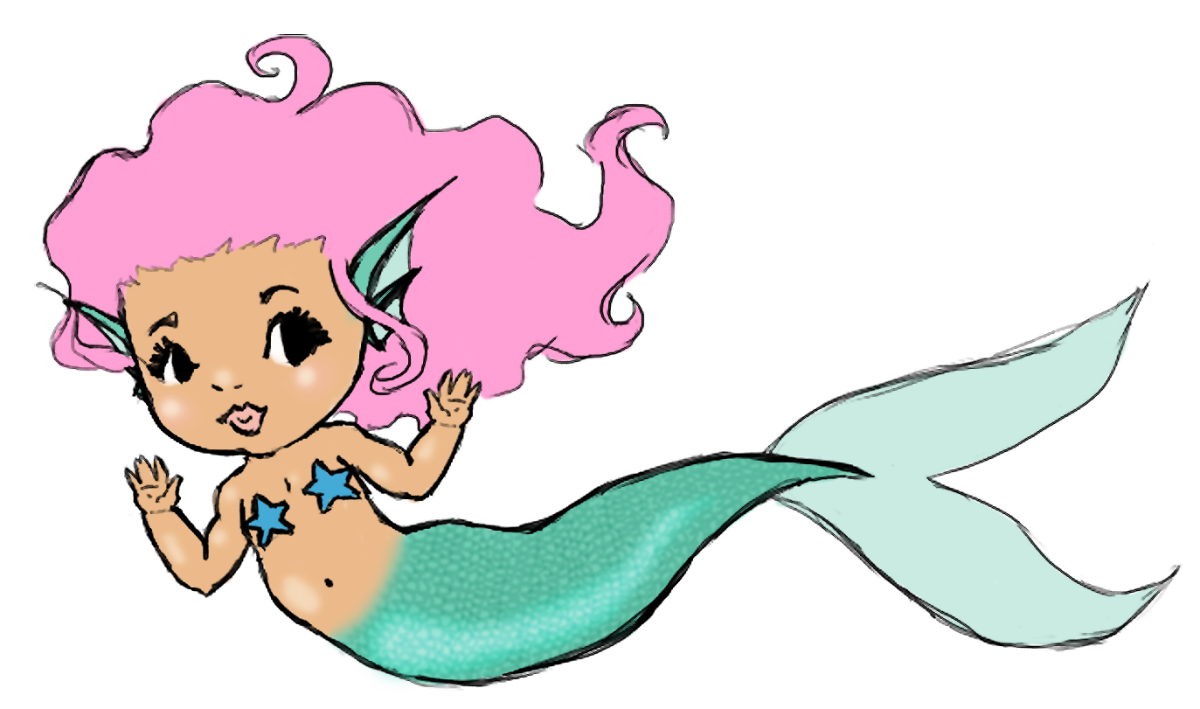 Sireina the baby mermaid