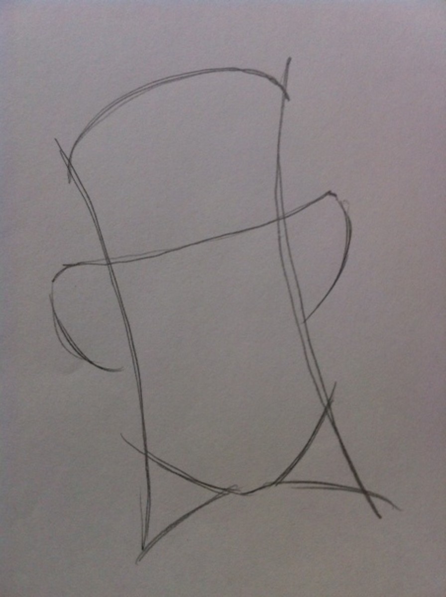 Step 1. Draw the basic shape.