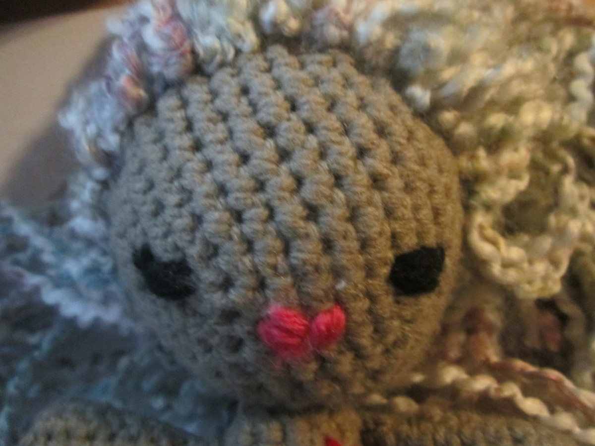 Finished doll with hair! Finished doll with hair!